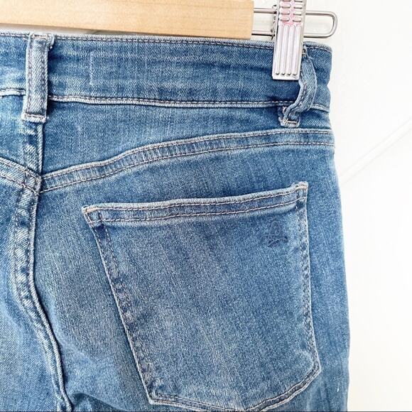 DL1961 Margaux Instasculpt Ankle Skinny Raw Hem Blue Jeans Size 24 - Picture 4 of 8